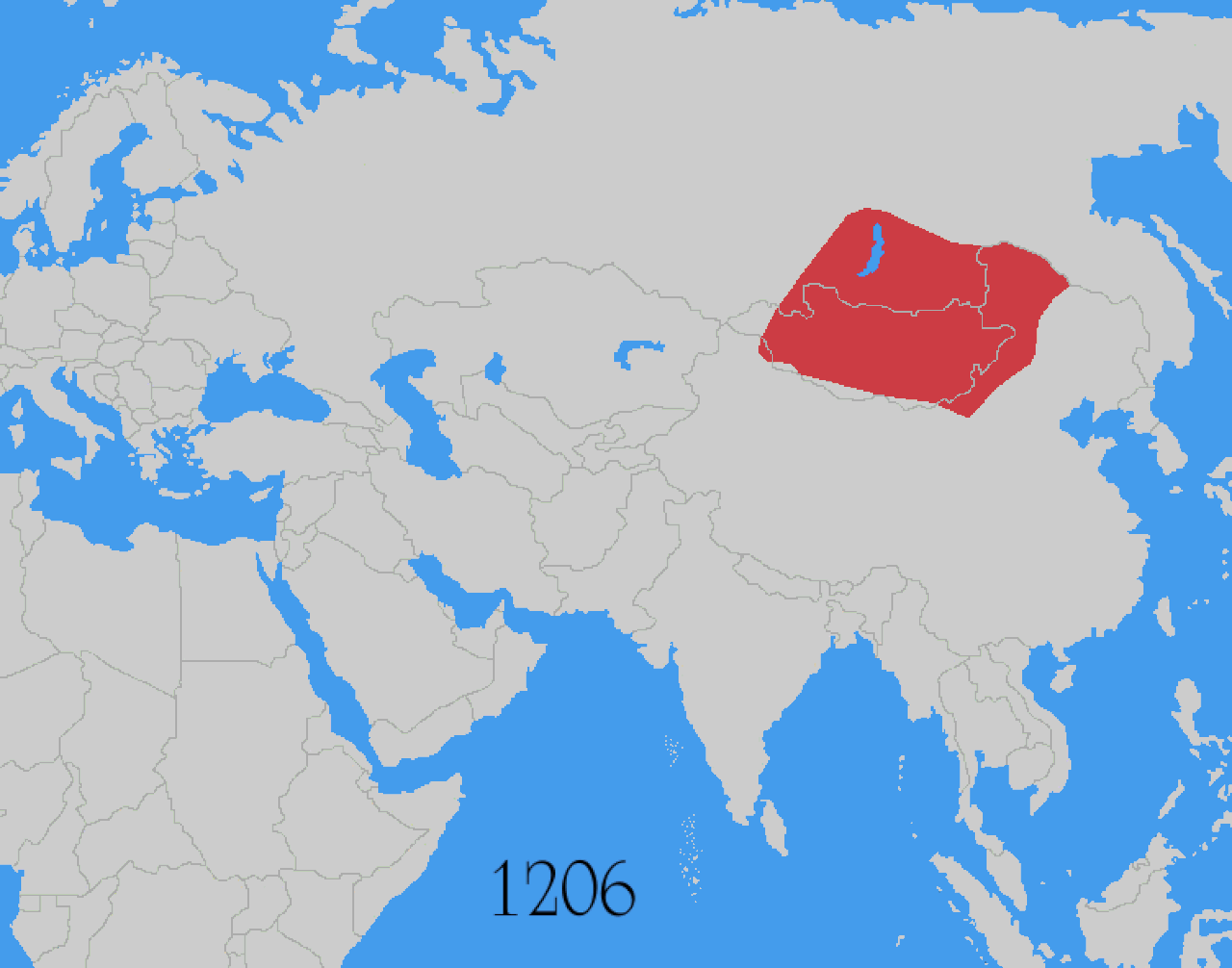 蒙古帝国版图