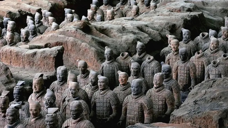 秦始皇兵马俑，商鞅军功制锻造的虎狼之师最终铸就了横扫六国的秦军